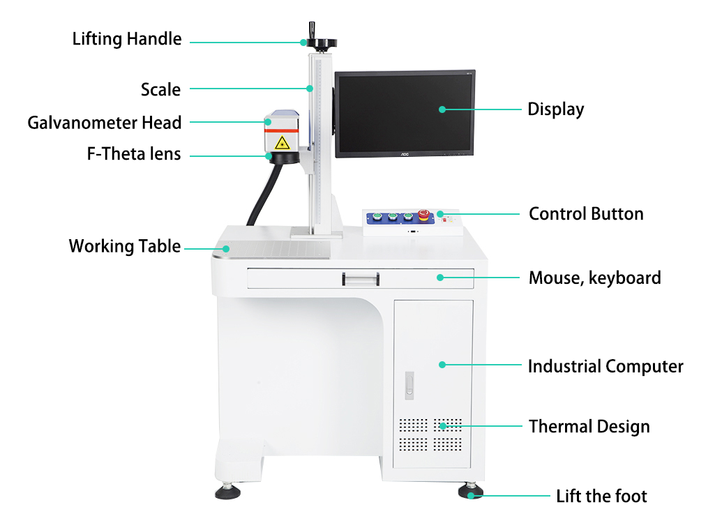 Desktop Fiber Laser Marking Machine