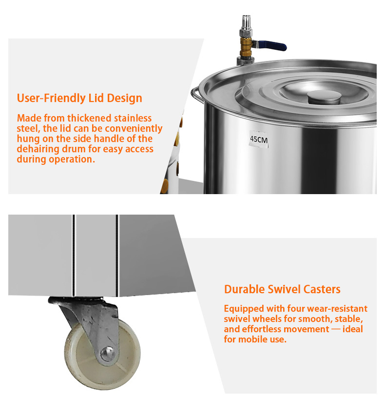 stainless steel plucking machine